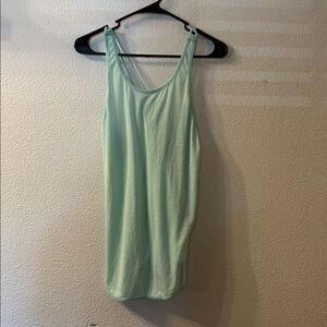 Calia Light Teal Striped Top